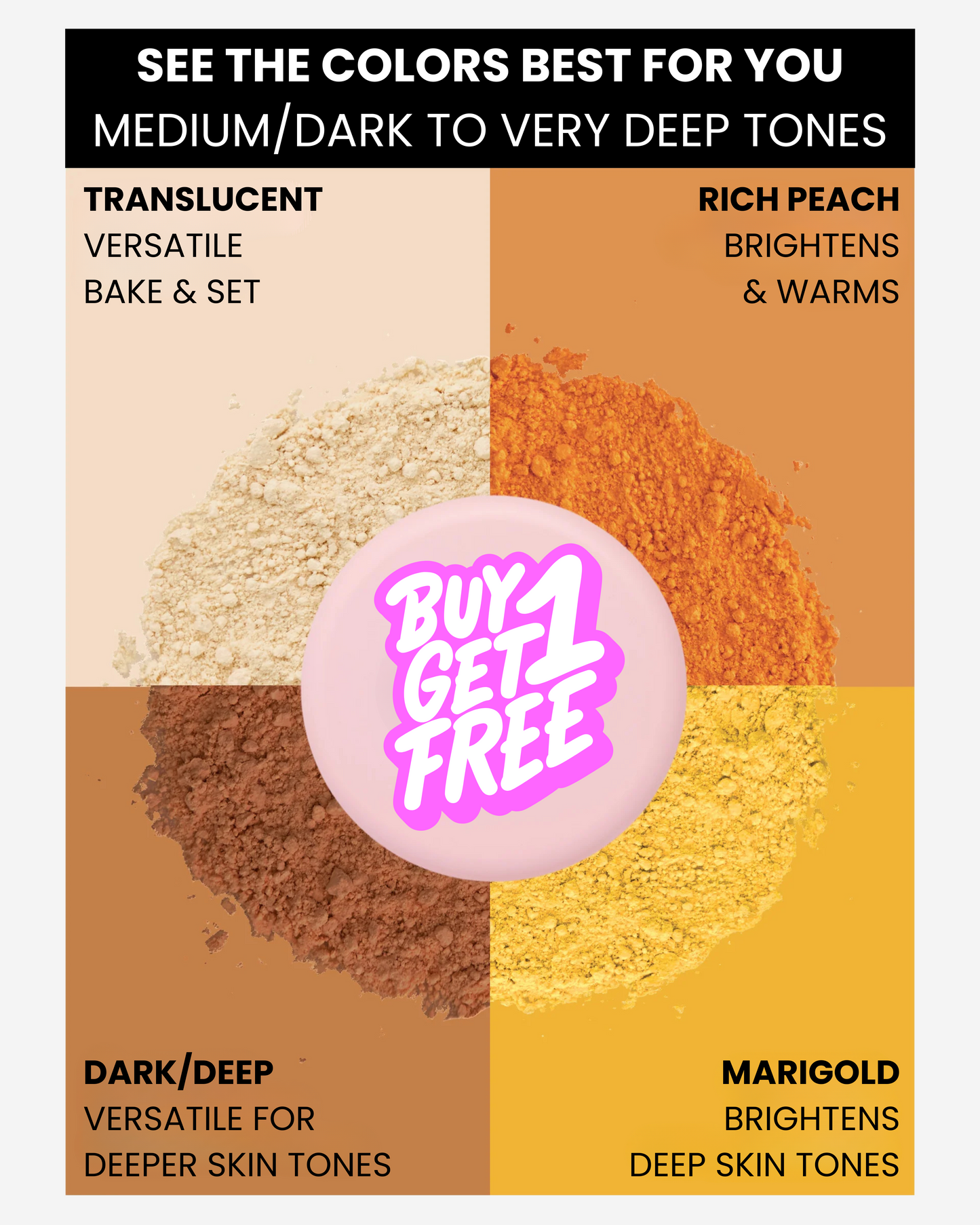 Medium to Very Deep Tones 272382bd e304 4ba9 a8c7 a8ea2d38d0b3